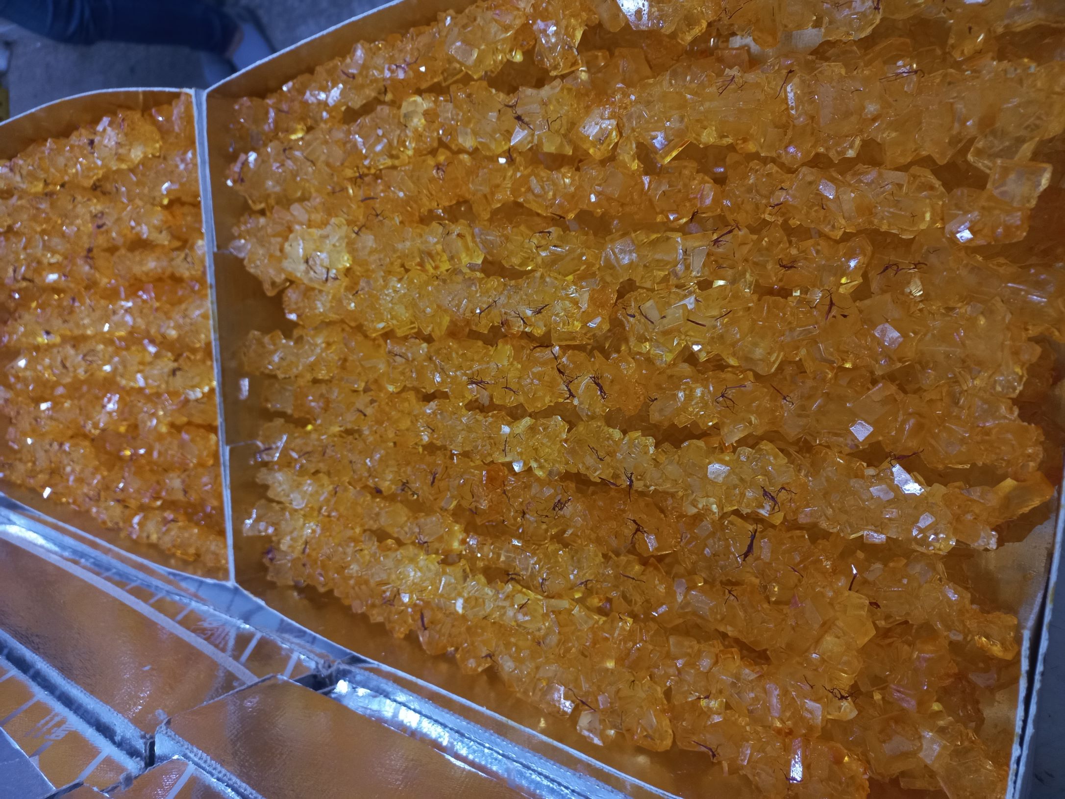 تولیدی پولک و نبات(حلوي)(rock candy)